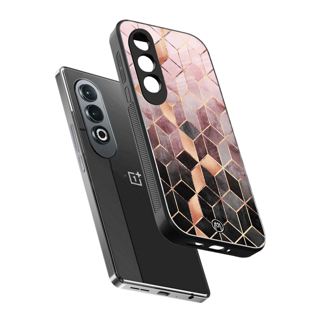 mermaid skin pink edition back phone cover | glass case for oneplus nord ce 4