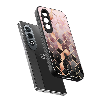 mermaid skin pink edition back phone cover | glass case for oneplus nord ce 4