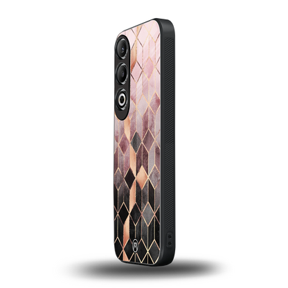 mermaid skin pink edition back phone cover | glass case for oneplus nord ce 4