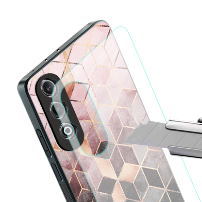 mermaid skin pink edition back phone cover | glass case for oneplus nord ce 4