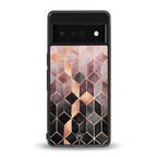 mermaid skin pink edition back phone cover | glass case for google pixel 6 pro
