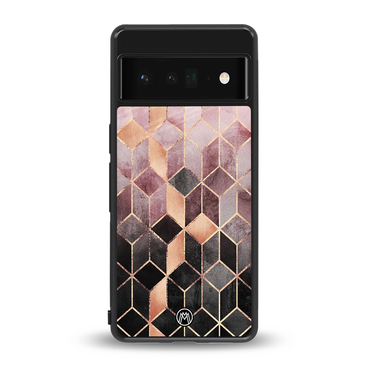 mermaid skin pink edition back phone cover | glass case for google pixel 6 pro