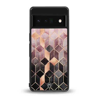 mermaid skin pink edition back phone cover | glass case for google pixel 6 pro