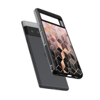 mermaid skin pink edition back phone cover | glass case for google pixel 6 pro