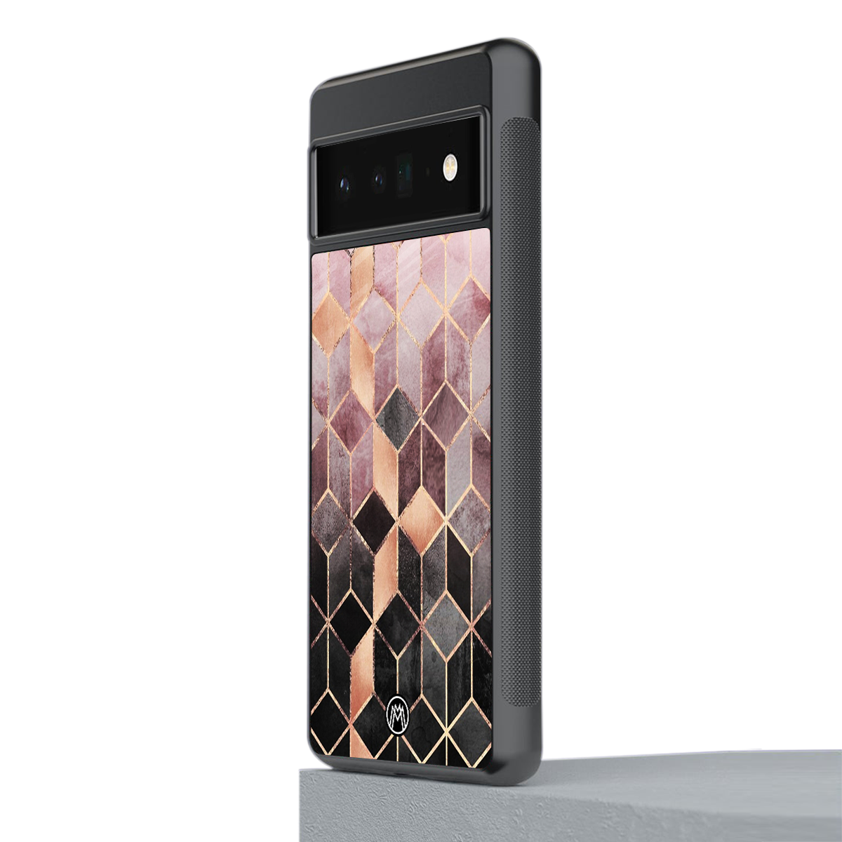 mermaid skin pink edition back phone cover | glass case for google pixel 6 pro