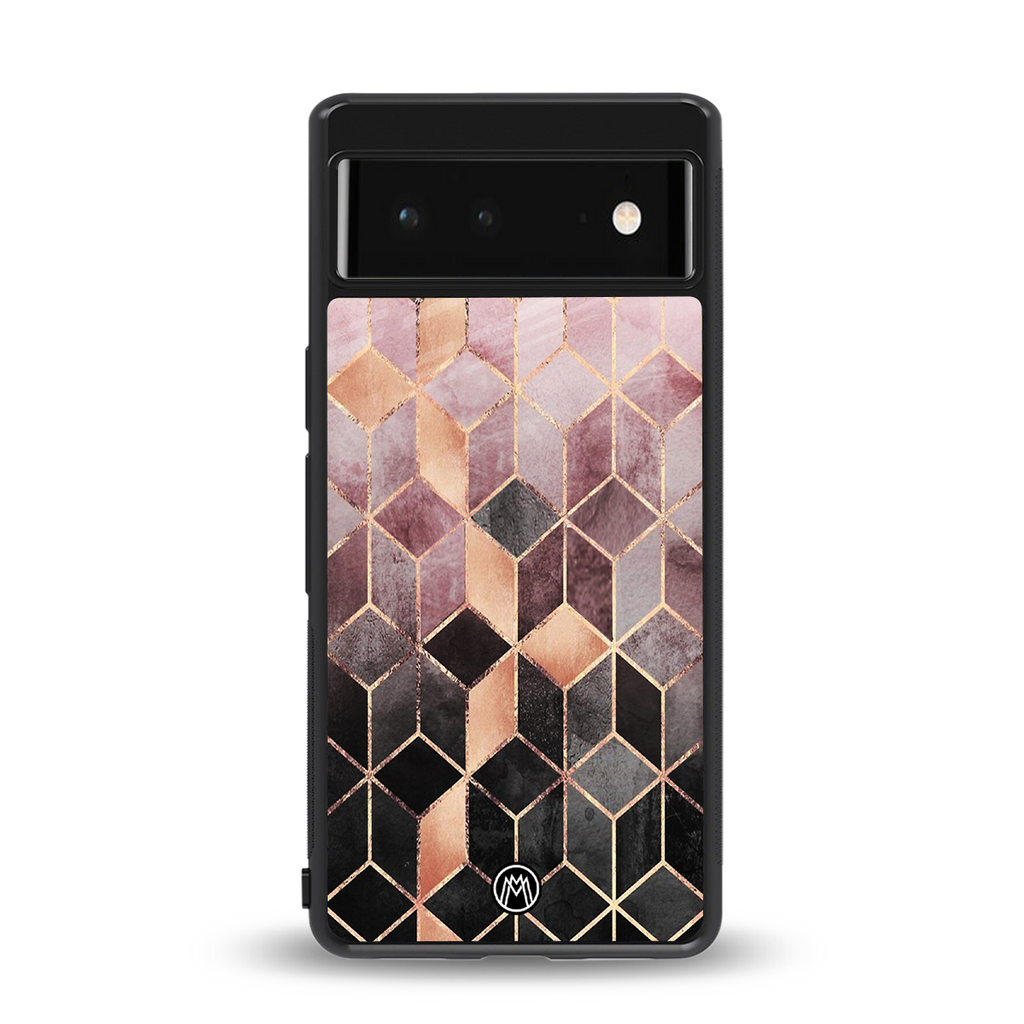 mermaid skin pink edition back phone cover | glass case for Google Pixel 6A