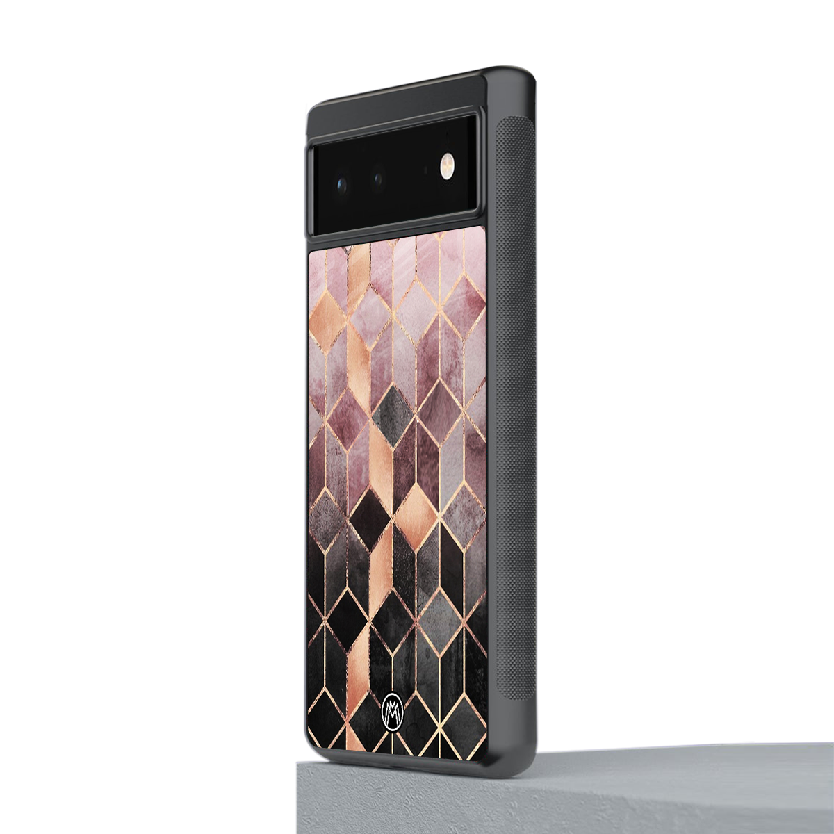 mermaid skin pink edition back phone cover | glass case for google pixel 6