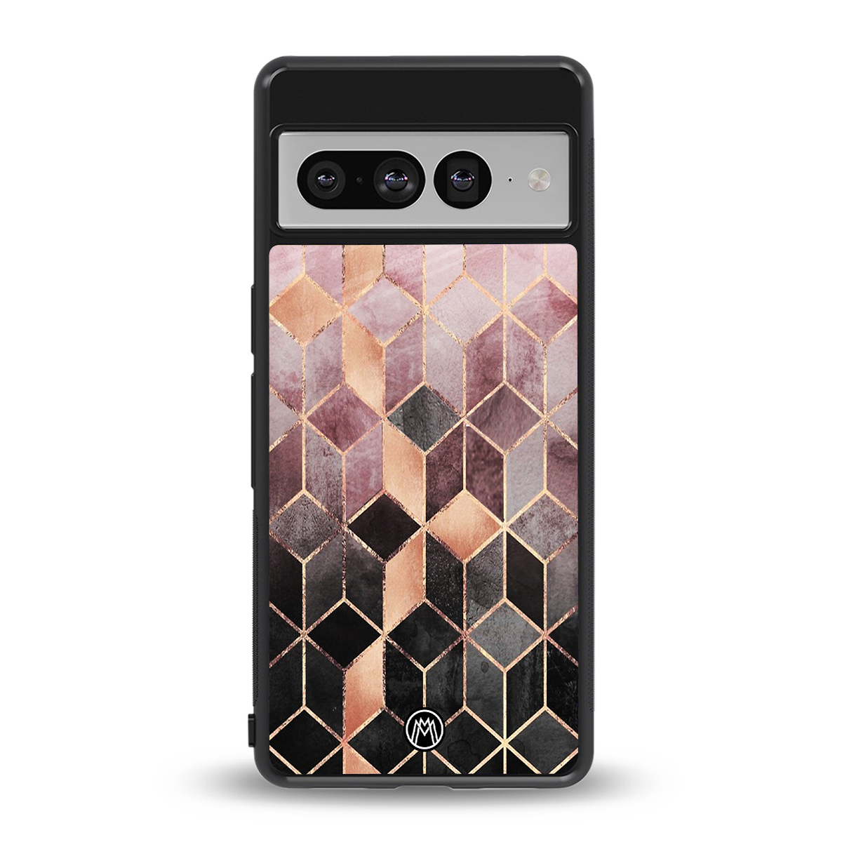mermaid skin pink edition back phone cover | glass case for google pixel 7 pro
