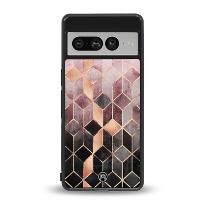 mermaid skin pink edition back phone cover | glass case for google pixel 7 pro