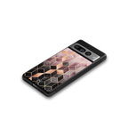 mermaid skin pink edition back phone cover | glass case for google pixel 7 pro