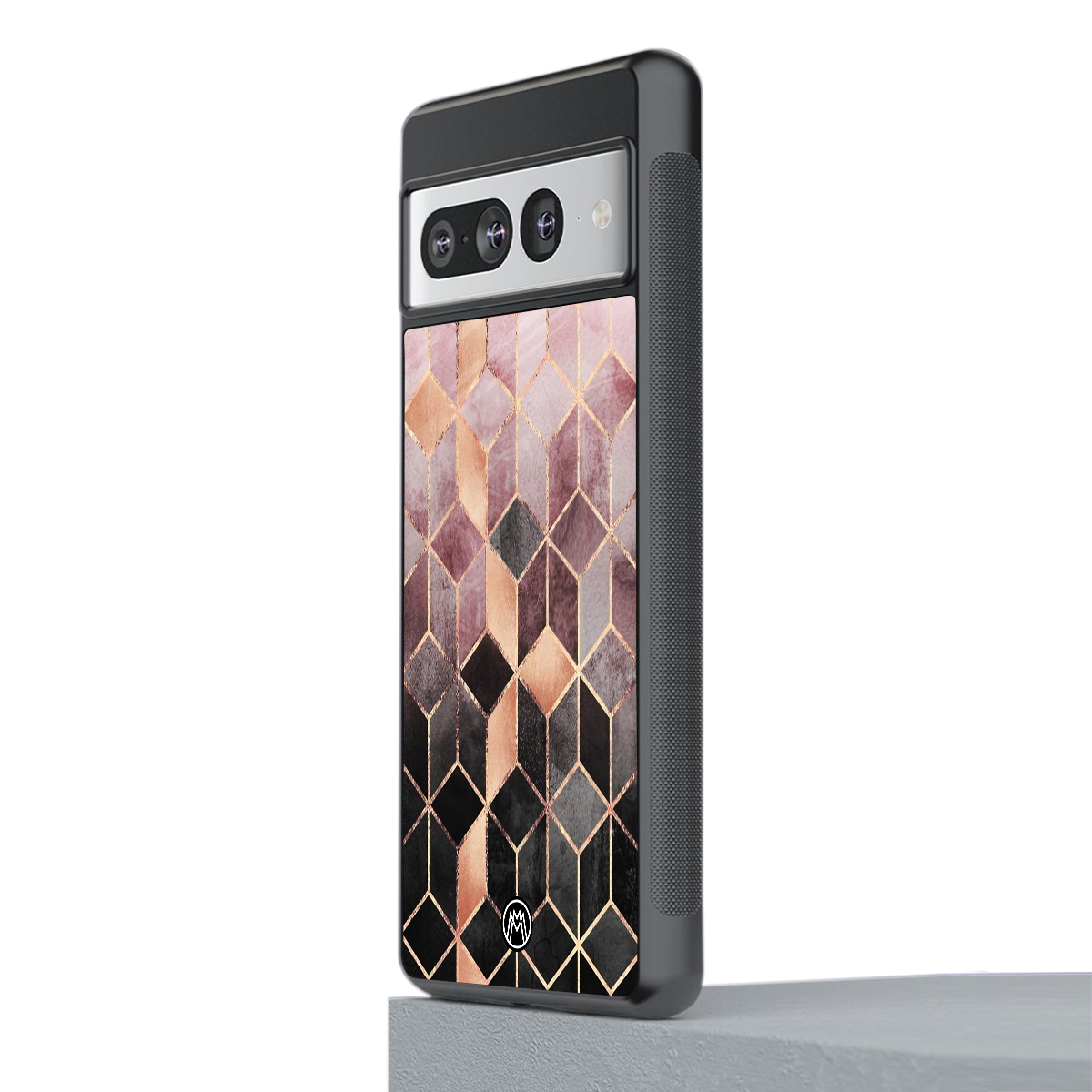 mermaid skin pink edition back phone cover | glass case for google pixel 7 pro