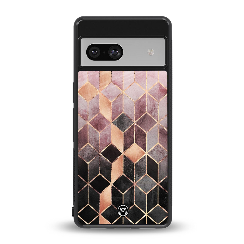 mermaid skin pink edition back phone cover | glass case for Google Pixel 7