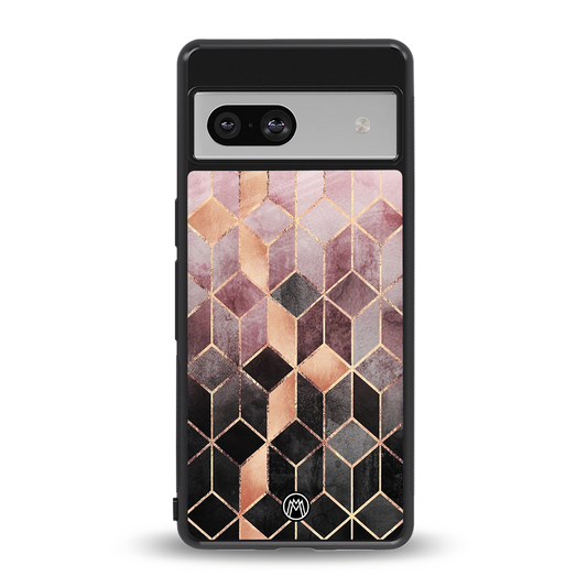 mermaid skin pink edition back phone cover | glass case for Google Pixel 7A