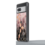 mermaid skin pink edition back phone cover | glass case for Google Pixel 7