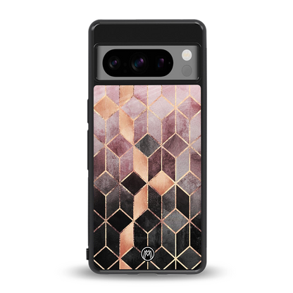 mermaid skin pink edition back phone cover | glass case for google pixel 8 pro