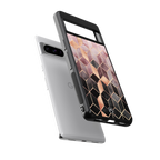 mermaid skin pink edition back phone cover | glass case for google pixel 8 pro