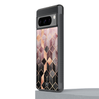mermaid skin pink edition back phone cover | glass case for google pixel 8 pro