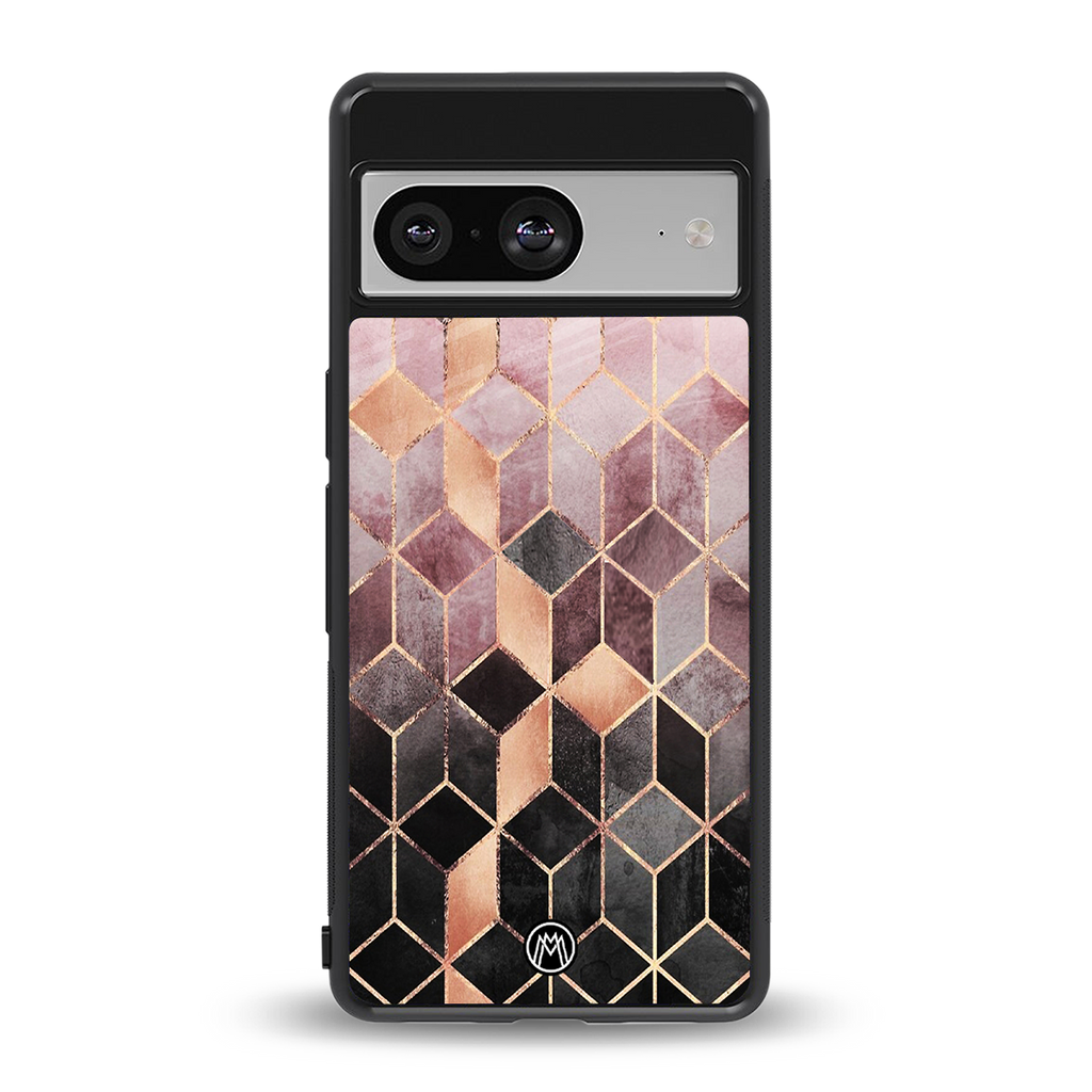mermaid skin pink edition back phone cover | glass case for Google Pixel 8