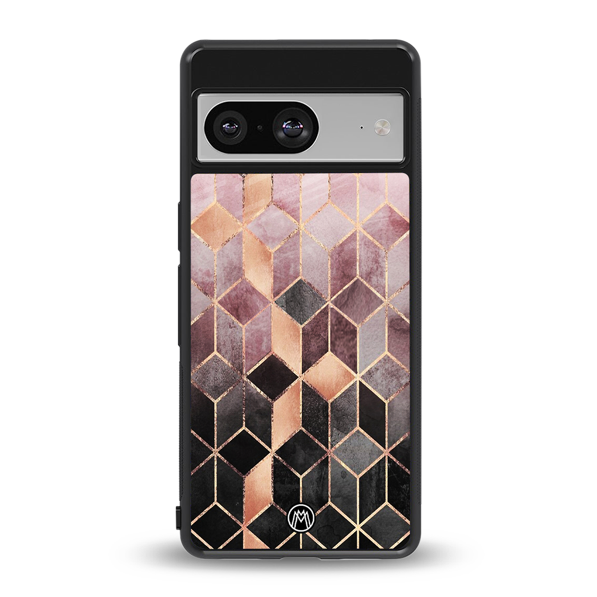 mermaid skin pink edition back phone cover | glass case for Google Pixel 8