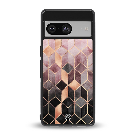 mermaid skin pink edition back phone cover | glass case for Google Pixel 8