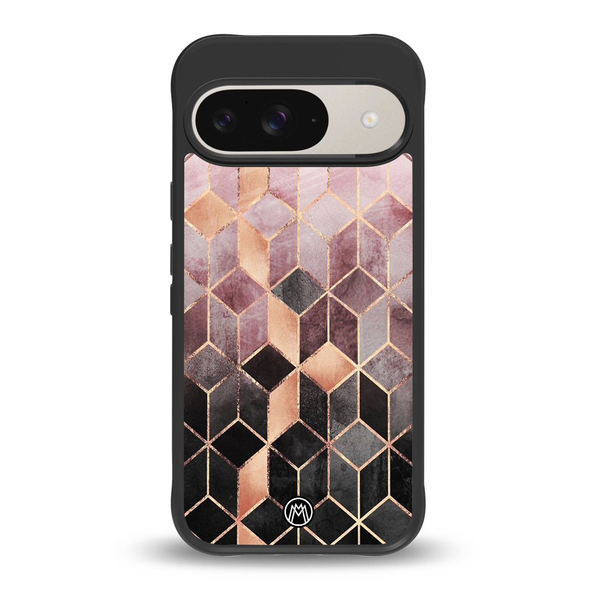 mermaid skin pink edition back phone cover | glass case for google pixel 9