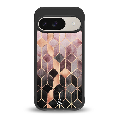 mermaid skin pink edition back phone cover | glass case for google pixel 9
