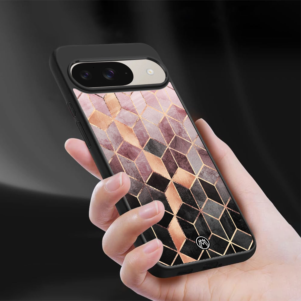 mermaid skin pink edition back phone cover | glass case for google pixel 9