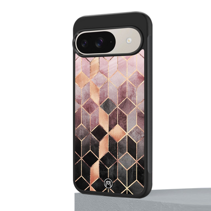 mermaid skin pink edition back phone cover | glass case for google pixel 9