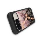 mermaid skin pink edition back phone cover | glass case for google pixel 9