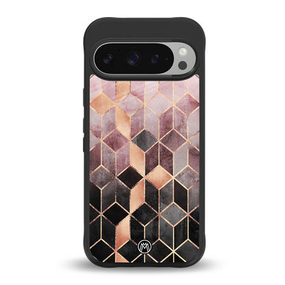mermaid skin pink edition back phone cover | glass case for google pixel 9 pro