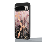 mermaid skin pink edition back phone cover | glass case for google pixel 9 pro