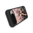 mermaid skin pink edition back phone cover | glass case for google pixel 9 pro