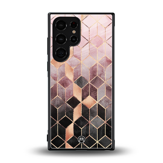 mermaid skin pink edition back phone cover | glass case for samsung galaxy s24 ultra