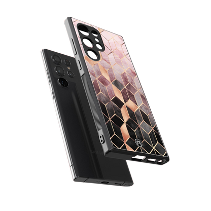 mermaid skin pink edition back phone cover | glass case for samsung galaxy s23 ultra