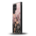 mermaid skin pink edition back phone cover | glass case for samsung galaxy s23 ultra