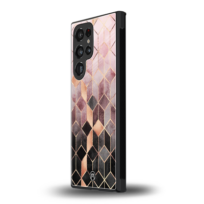 mermaid skin pink edition back phone cover | glass case for samsung galaxy s23 ultra