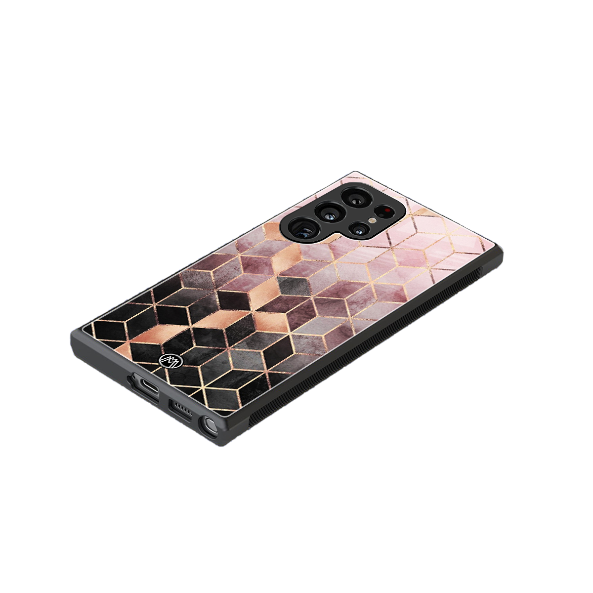 mermaid skin pink edition back phone cover | glass case for samsung galaxy s23 ultra