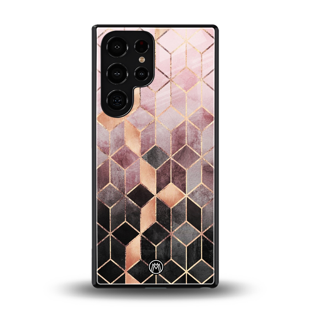 mermaid skin pink edition back phone cover | glass case for samsung galaxy s25 ultra