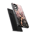 mermaid skin pink edition back phone cover | glass case for samsung galaxy s25 ultra