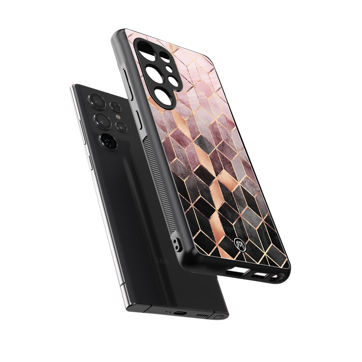 mermaid skin pink edition back phone cover | glass case for samsung galaxy s25 ultra