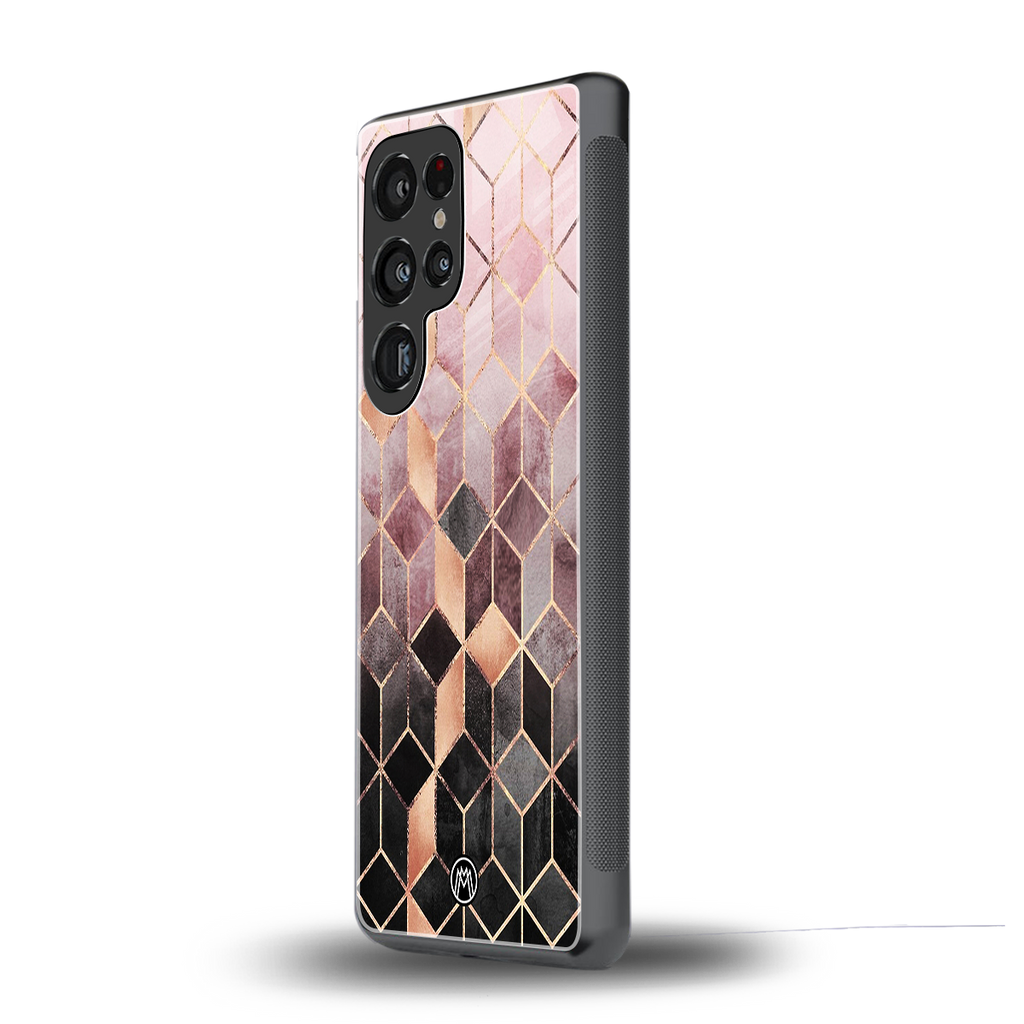 mermaid skin pink edition back phone cover | glass case for samsung galaxy s25 ultra