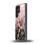 mermaid skin pink edition back phone cover | glass case for samsung galaxy s25 ultra