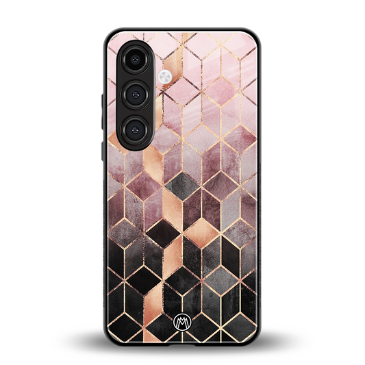 mermaid skin pink edition back phone cover | glass case for samsung galaxy s24 fe