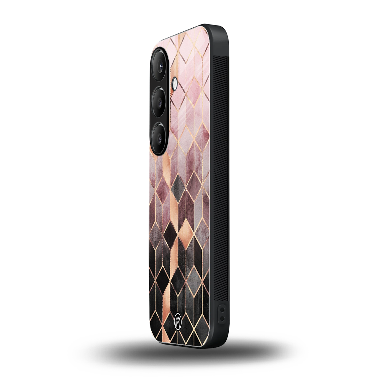 mermaid skin pink edition back phone cover | glass case for samsung galaxy s25 plus