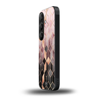mermaid skin pink edition back phone cover | glass case for samsung galaxy s24 fe
