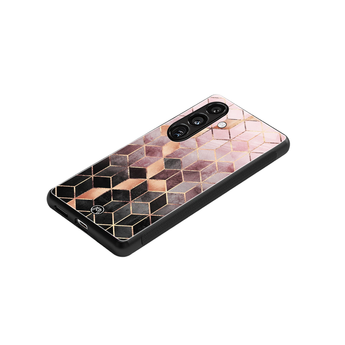 mermaid skin pink edition back phone cover | glass case for samsung galaxy s24 plus