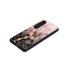 mermaid skin pink edition back phone cover | glass case for samsung galaxy s25 plus