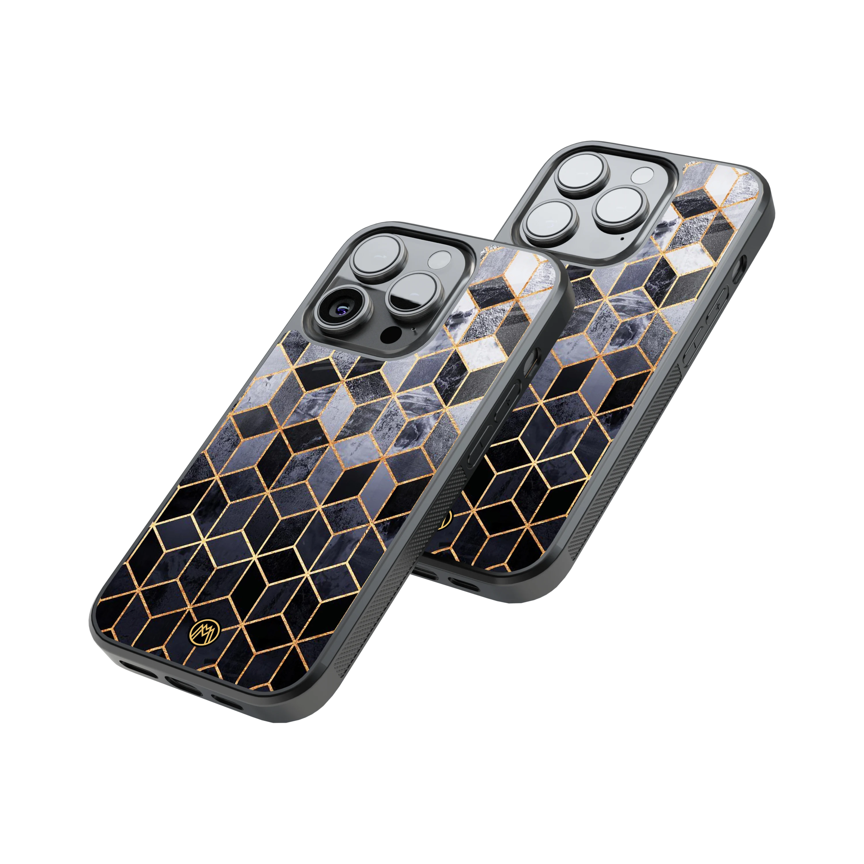 Protective Glass Back Phone Case Compatible with iPhone, Samsung, OnePlus, Pixel & More