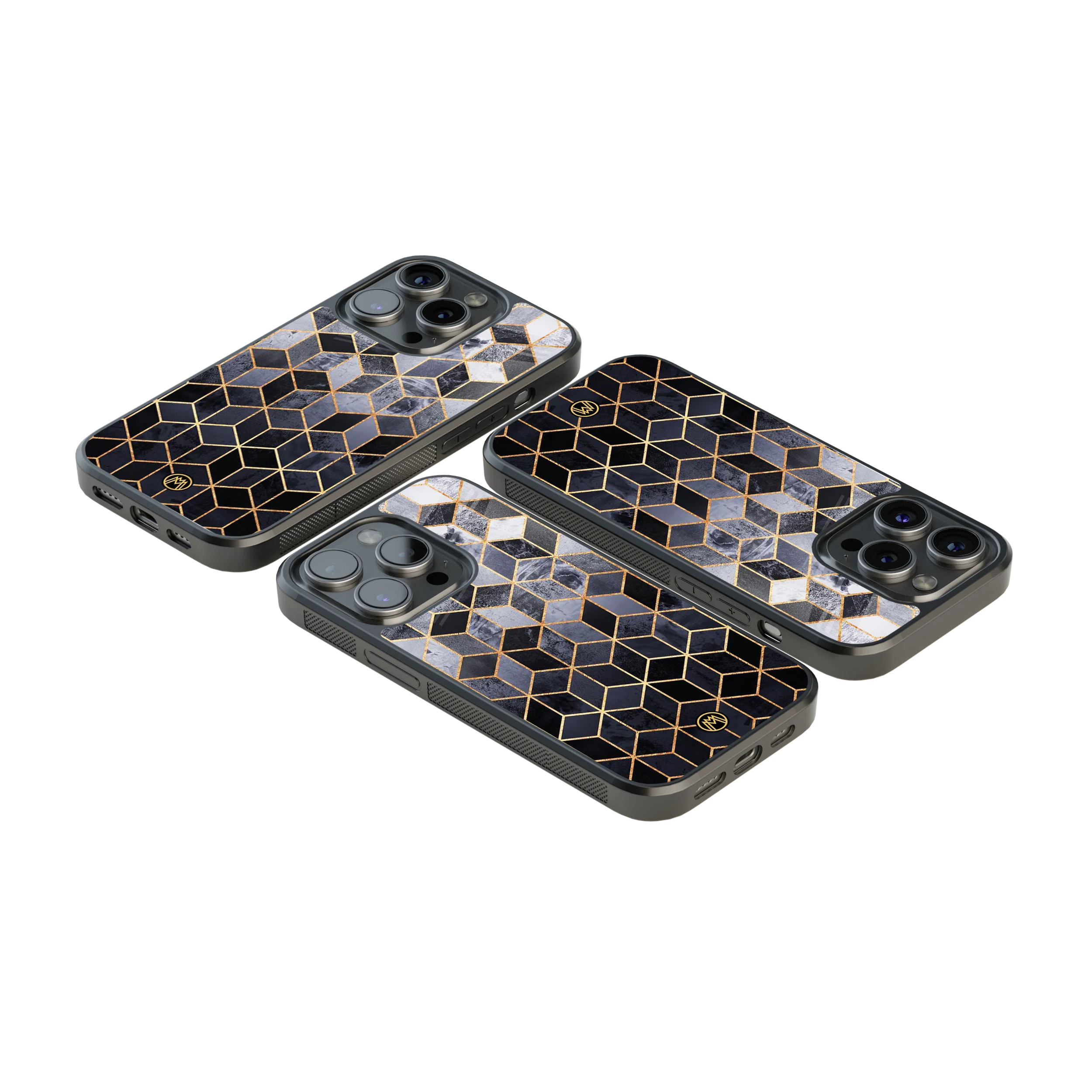 Luxury Glass Back Mobile Cover for iPhone, Samsung Galaxy, OnePlus, Pixel, Redmi & More