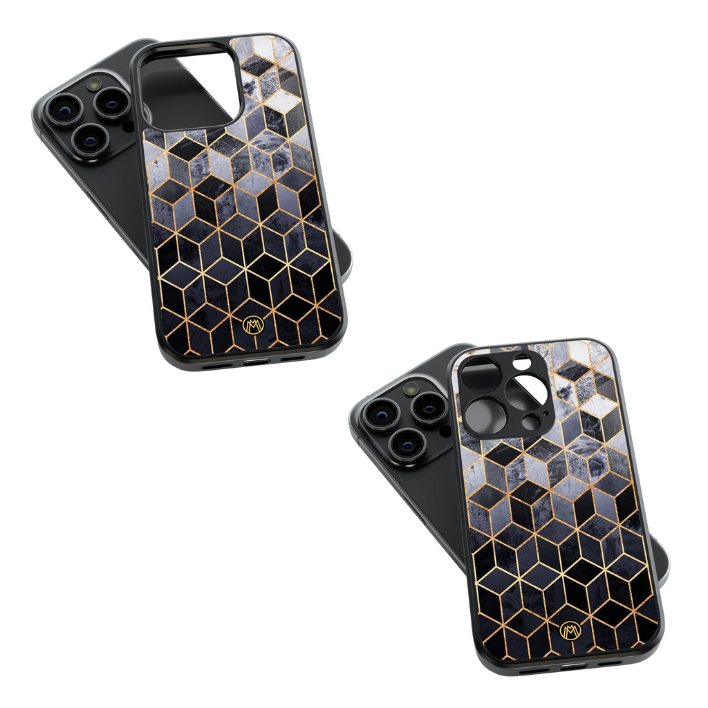 Trendy Glass Back Mobile Case for iPhone, Samsung, Redmi, OnePlus, Google Pixel, Motorola